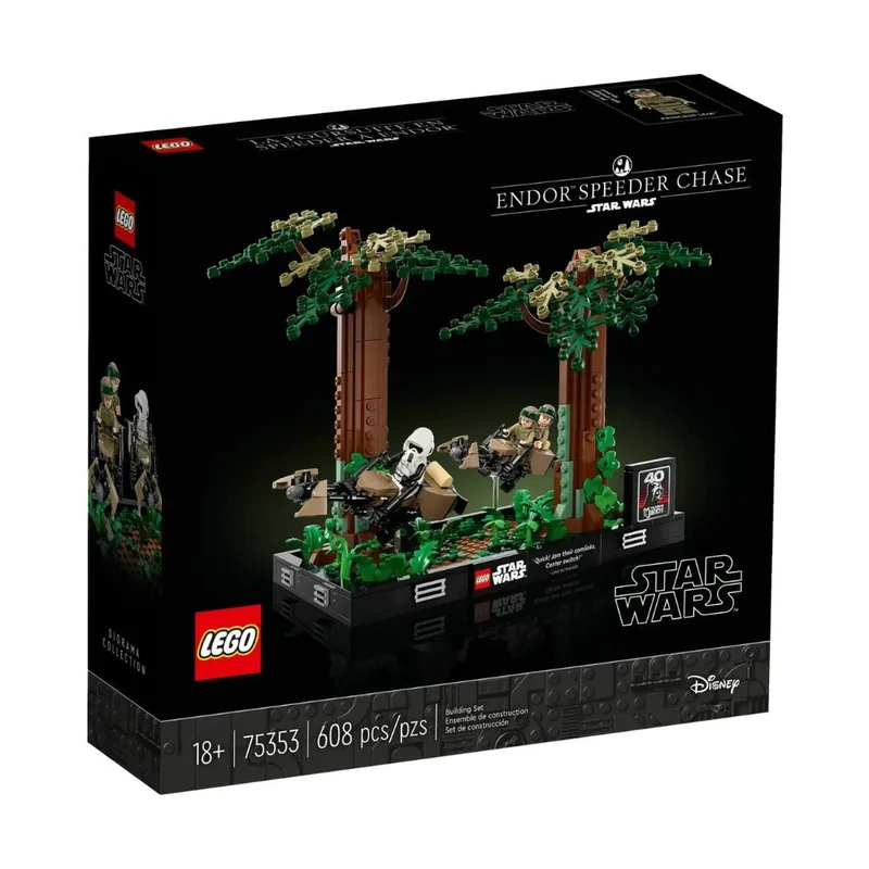 Конструктор LEGO Star Wars Диорама «Погоня на спидере на Эндоре» (LEGO 75353) 3