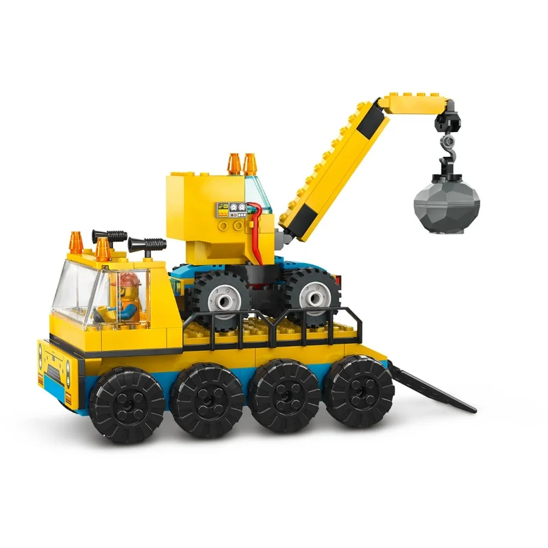 Конструктор LEGO City Строительный грузовик и шаровидный кран-таран (LEGO 60391) 5