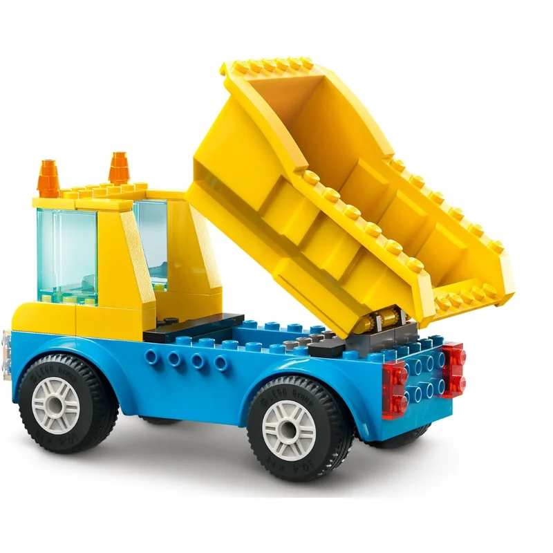 Конструктор LEGO City Строительный грузовик и шаровидный кран-таран (LEGO 60391) 6