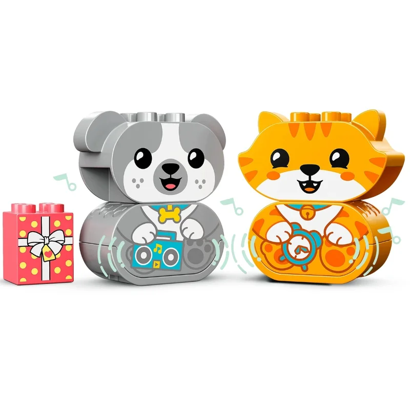 Конструктор LEGO DUPLO My First Мой первый щенок и котенок со звуками (LEGO 10977) 2