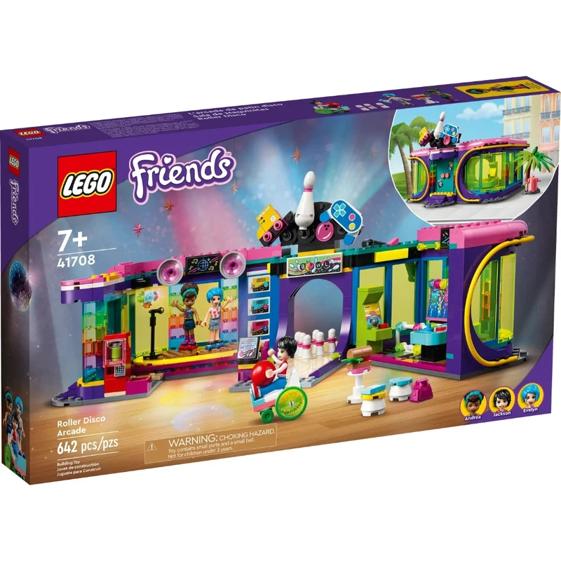 Конструктор LEGO Friends Диско-аркада на роликах (LEGO 41708) 9