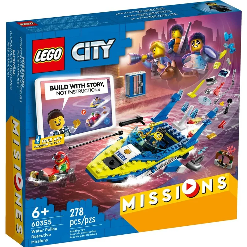 Конструктор LEGO City Missions Детективные миссии водной полиции (LEGO 60355) 6
