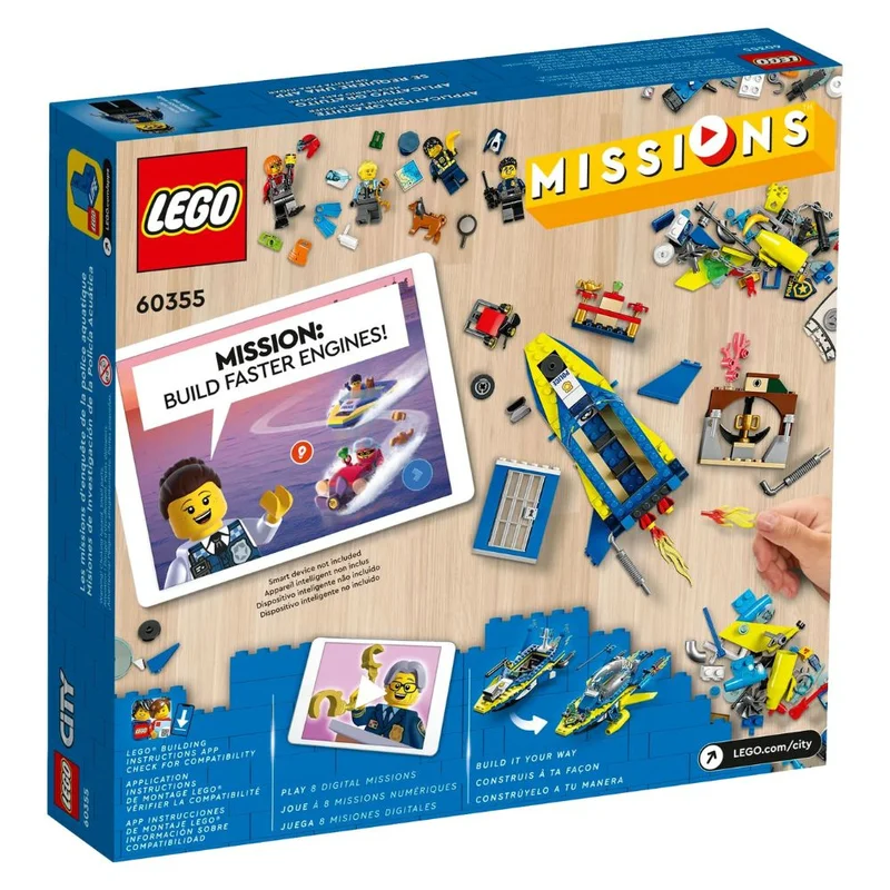 Конструктор LEGO City Missions Детективные миссии водной полиции (LEGO 60355) 7