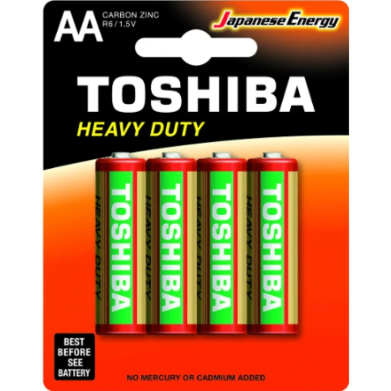Батарейка AA/R6KG 4шт TGTEPK Toshiba Heavy Duty (TA 4904530594090)