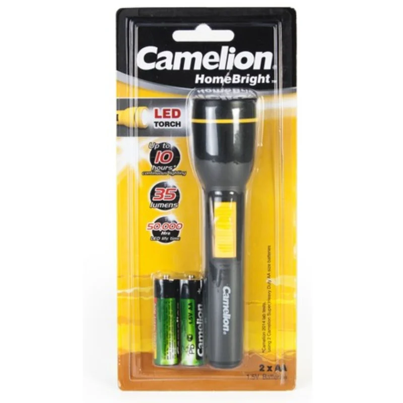 Фонарь Camelion 0,5Вт чёрный (FL1L2AA-2R6P) 3