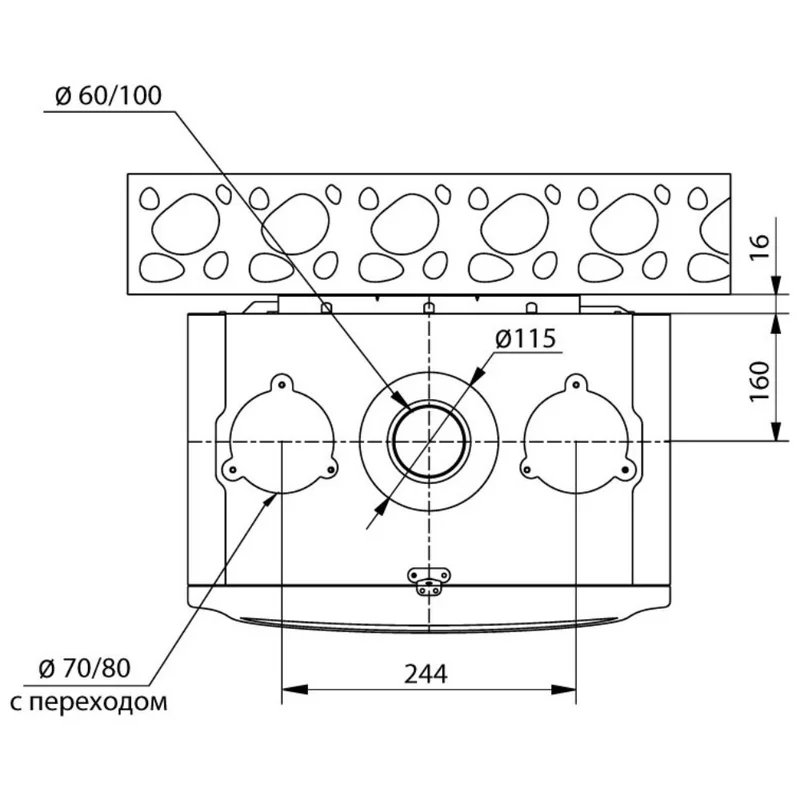 Газовый котел Navien Ace Pro 30k+Дымоход 5