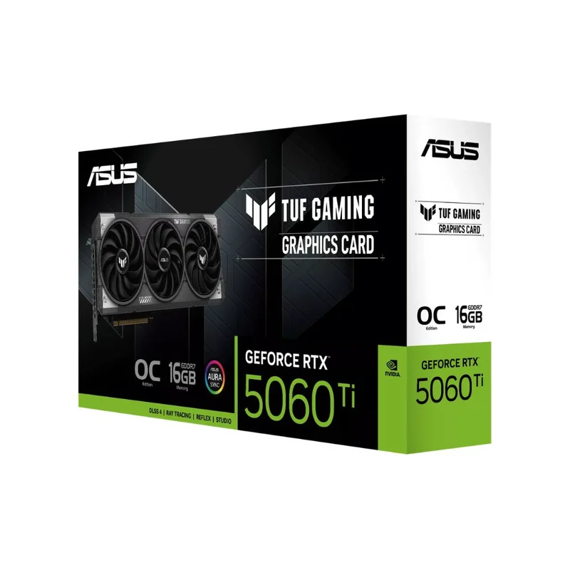 Видеокарта ASUS TUF Gaming RTX 5060 Ti OC 12GB 192bit/G7 (HDMI+3DP)[TUF-RTX5060TI-O16G-GAMING] 2