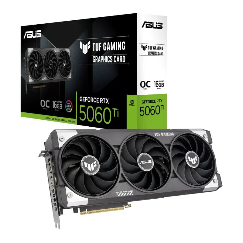 Видеокарта ASUS TUF Gaming RTX 5060 Ti OC 12GB 192bit/G7 (HDMI+3DP)[TUF-RTX5060TI-O16G-GAMING] 3