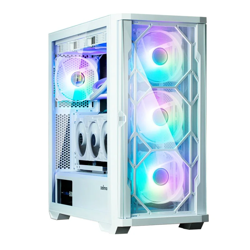 Компьютерный корпус Zalman Z10 Duo EATX, White 3