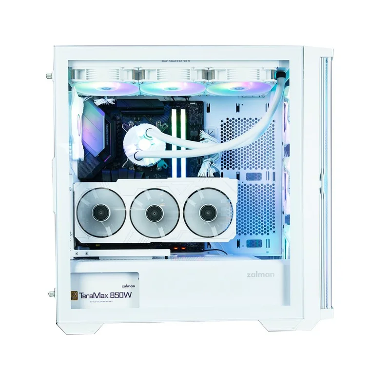 Компьютерный корпус Zalman Z10 Duo EATX, White 5
