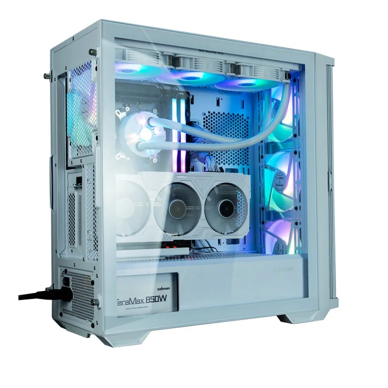 Компьютерный корпус Zalman Z10 Duo EATX, White 6