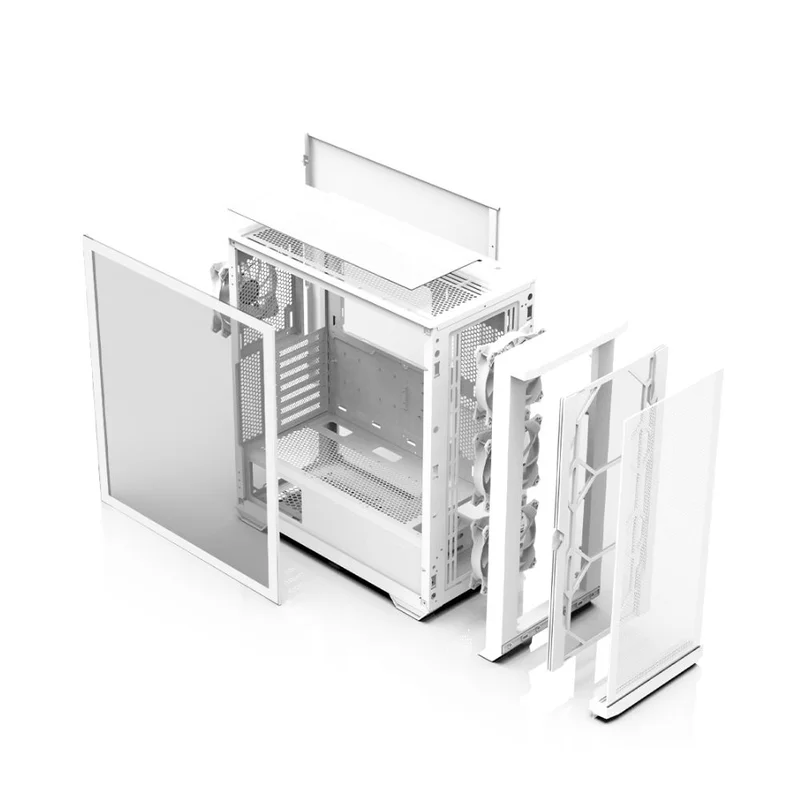 Компьютерный корпус Zalman Z10 Duo EATX, White 7