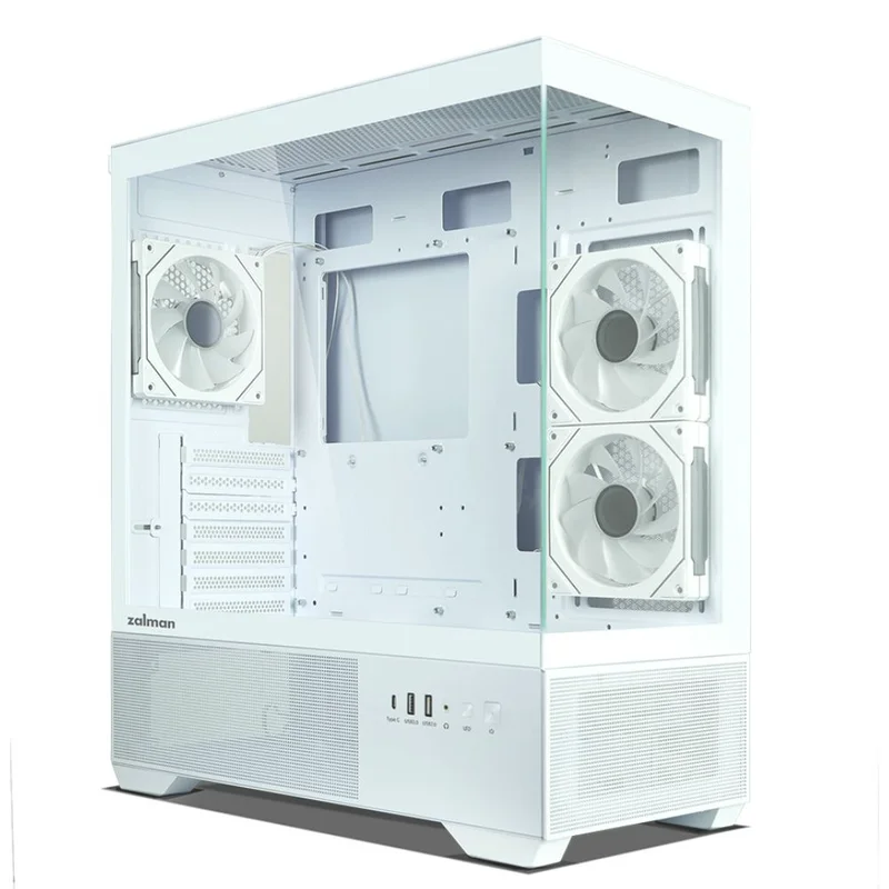 Компьютерный корпус Zalman Chronix V2, ATX, White 3