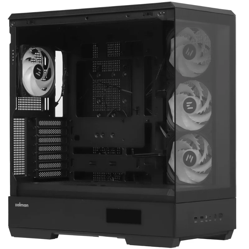 Компьютерный корпус Zalman P50 DS, ATX, Black 4