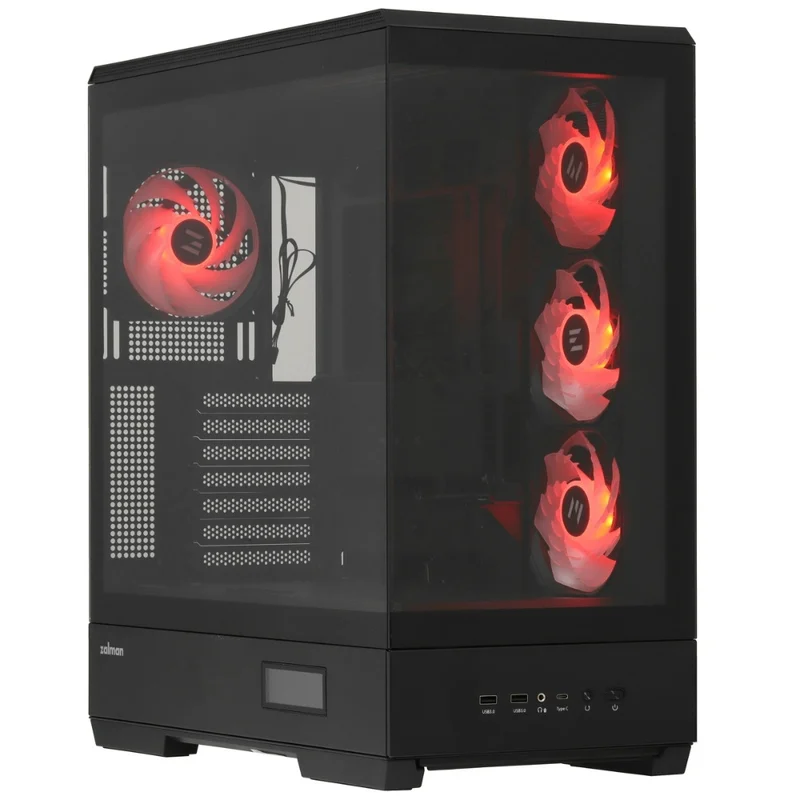 Компьютерный корпус Zalman P50 DS, ATX, Black 8