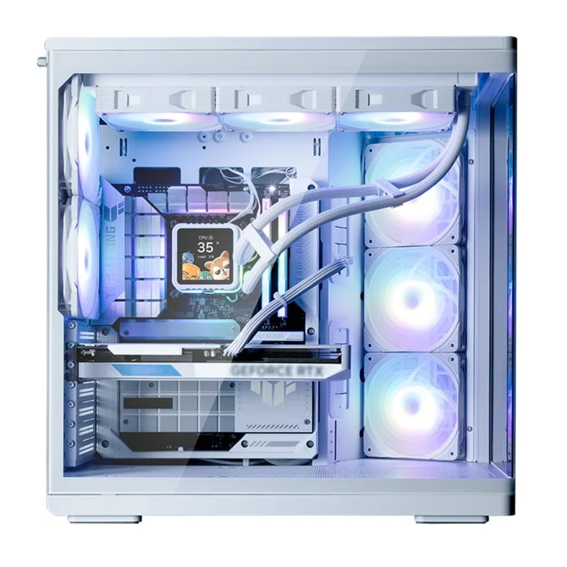 Компьютерный корпус Zalman P60, ATX, Window, White 2