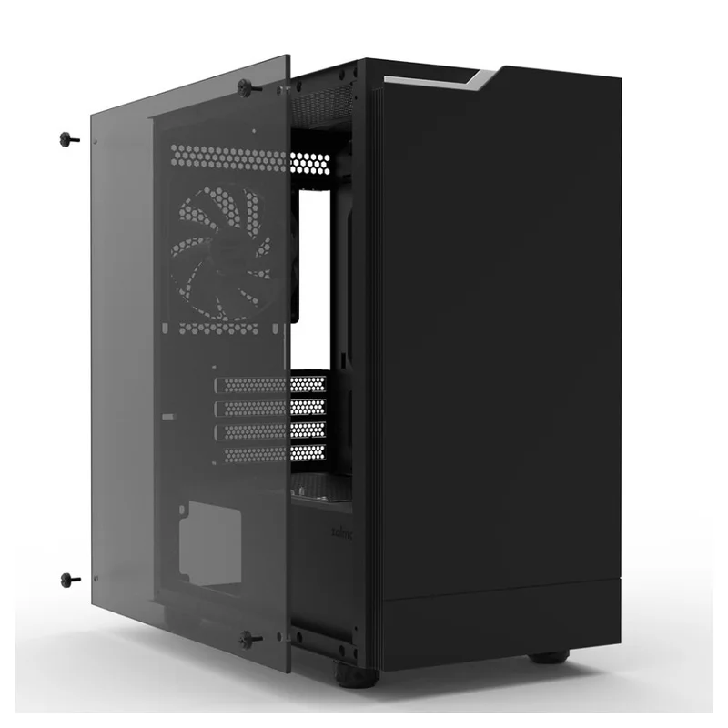 Компьютерный корпус Zalman T4 Plus, mATX, Black 4