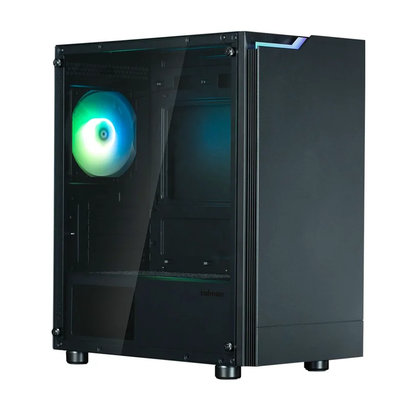 Компьютерный корпус Zalman T4 Plus, mATX, Black 7
