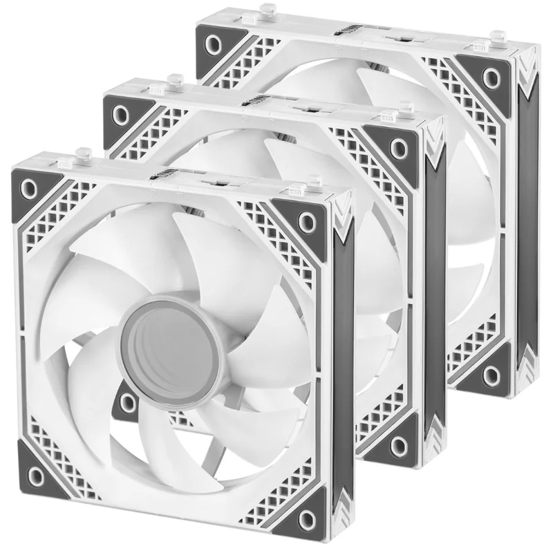 Комплект вентиляторов 2E Gaming Air Cool ACF120MB-ARGB, 3x120мм, White 4