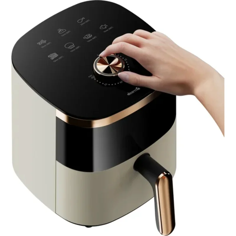 Аэрогриль Deerma Air Fryer DEM-KZ30W Черный/Золотой 2
