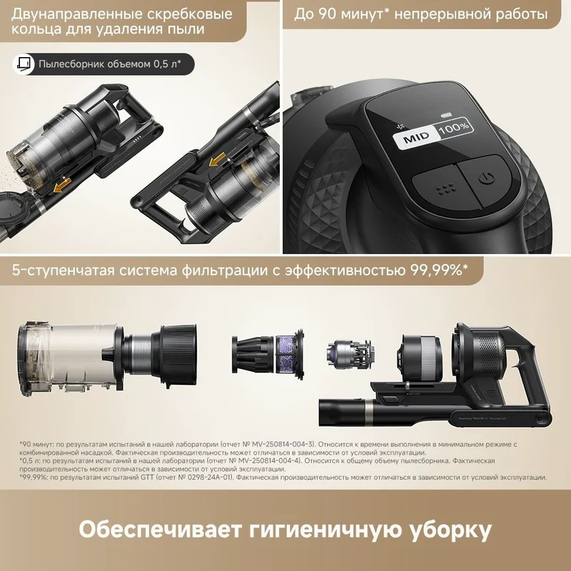 Вертикальный пылесос Trouver G70 Detect 5