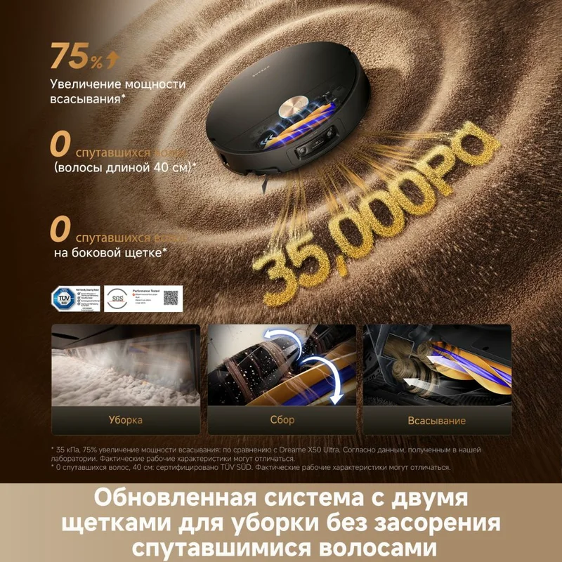 Робот-пылесос Dreame X60 Master 9