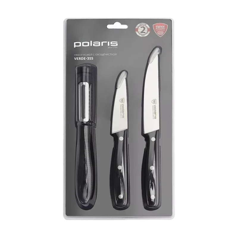 Набор из 2 ножей и овощечистки Polaris Verde-3SS 2