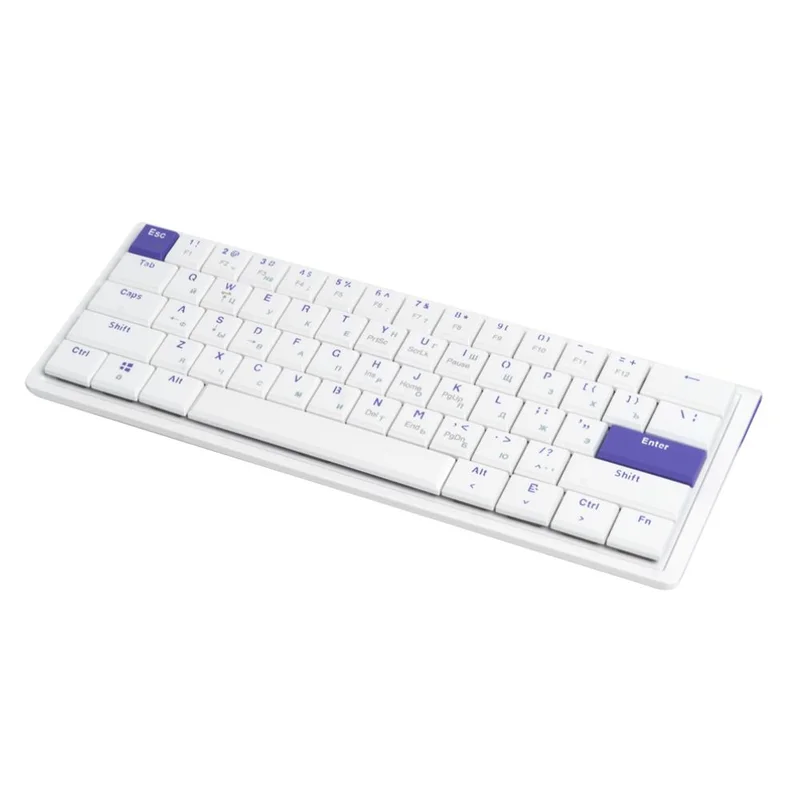 Игровая клавиатура проводная Ajazz NKL61, White (NKL61/Low/White) 2