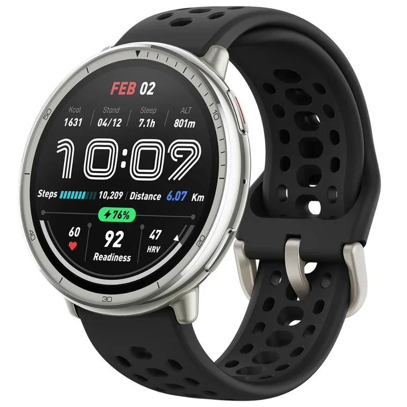 Смарт Часы Amazfit Active 2 Round A2437 Black Sport Silicone
