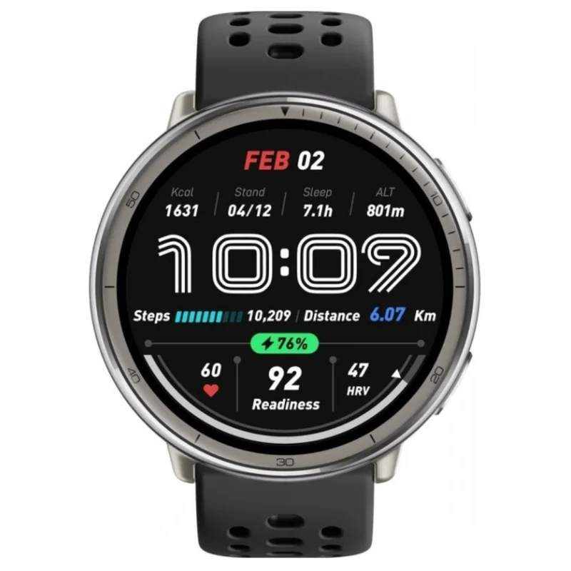 Смарт Часы Amazfit Active 2 Round A2437 Black Sport Silicone 2
