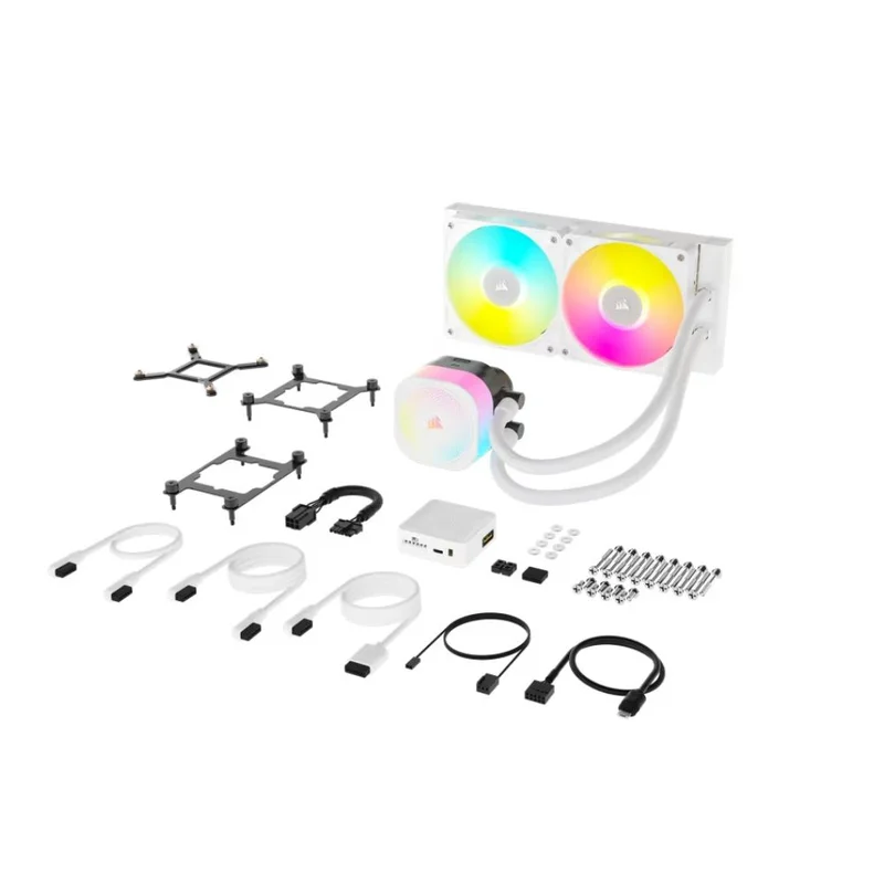 Система жидкостного охлаждения для CPU Corsair iCUE LINK TITAN 240 RX RGB White [CW-9061020-WW] 5