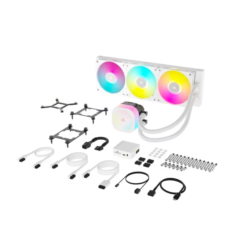 Система жидкостного охлаждения для CPU Corsair iCUE LINK TITAN 360 RX RGB White [CW-9061021-WW] 4