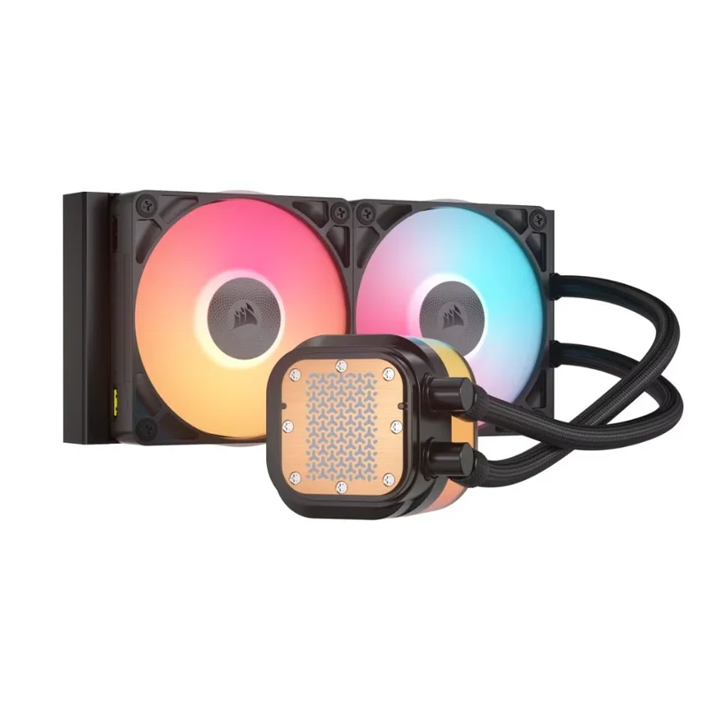 Система жидкостного охлаждения для CPU Corsair iCUE LINK TITAN 240 RX LCD RGB Black [CW-9061022-WW] 5