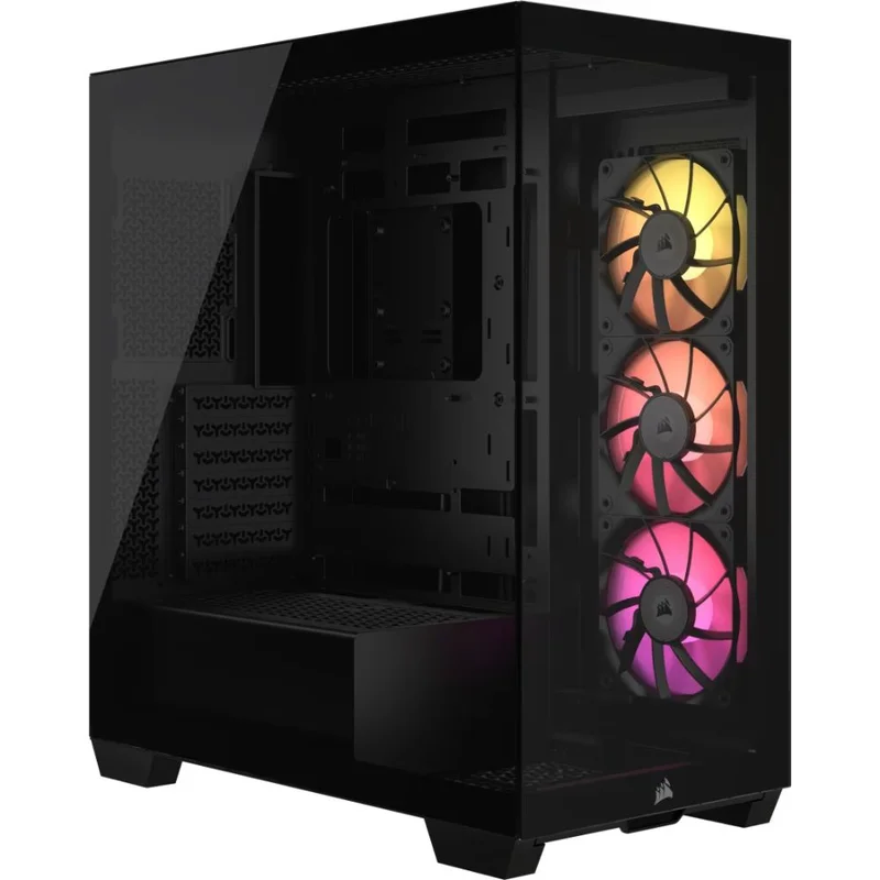 Кейс Corsair iCUE LINK 3500X RGB MidTower, window, Black EATX [CC-9011280-WW]