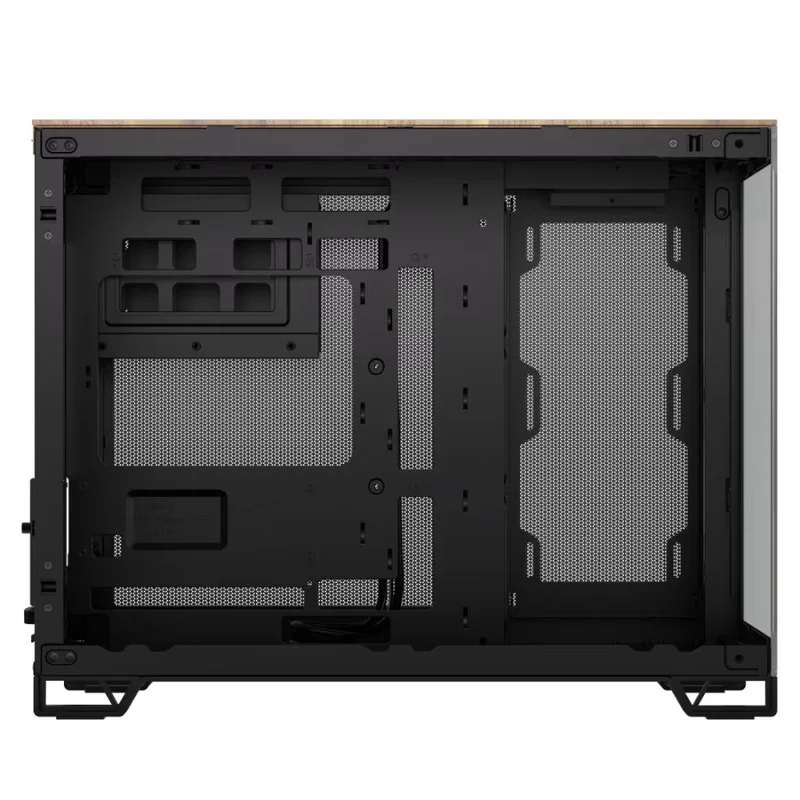 Кейс Corsair 2500X Dual Chamber Black/Walnut Wood MidTower, window, mATX [CC-9011286-WW] 3