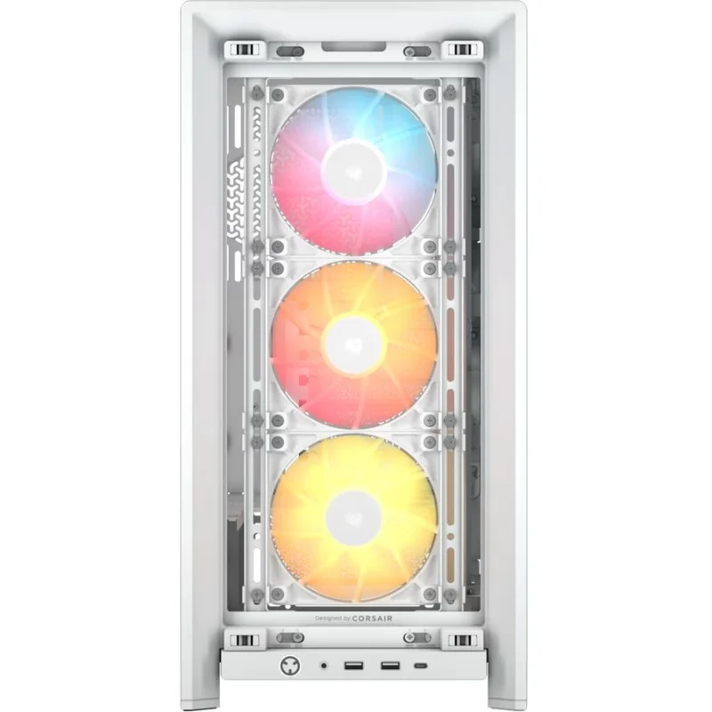 Кейс Corsair  FRAME 4000D RS ARGB MidTower, window, White EATX [CC-9011297-WW] 2