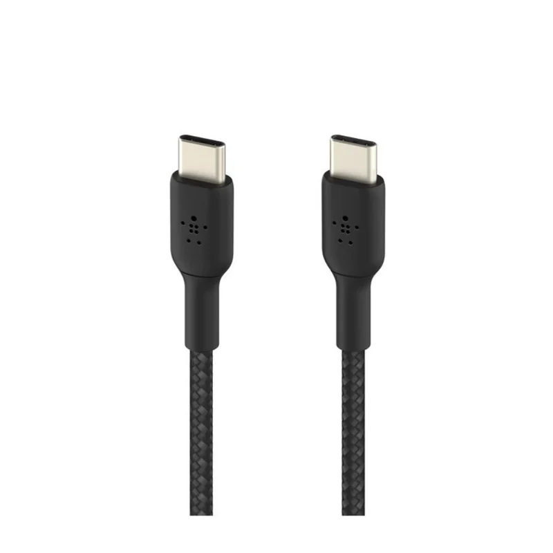 Кабель Belkin USB-C  - USB-C, 1M, в оплетке, Черный (CAB004BT1MBK) 2