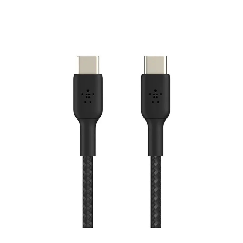 Кабель Belkin USB-C  - USB-C, 1M, в оплетке, Черный (CAB004BT1MBK) 3