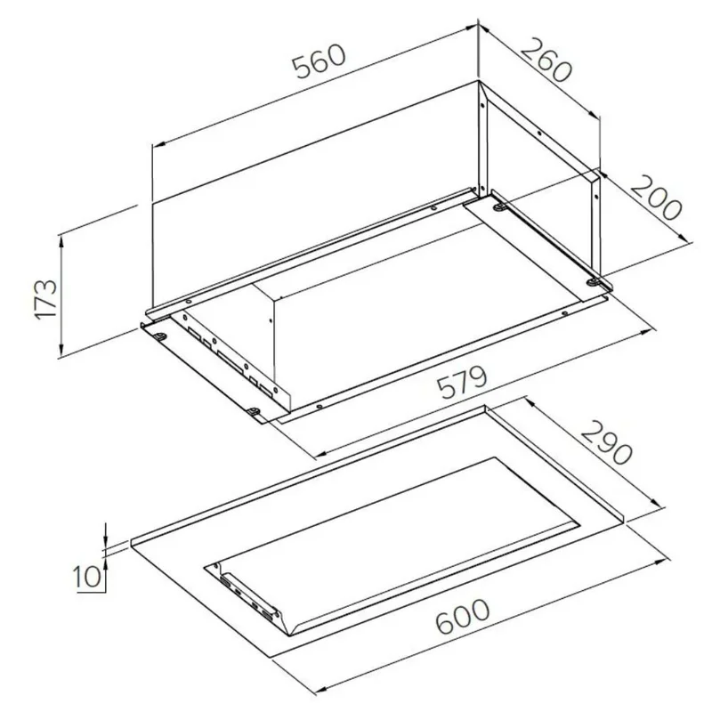 Вытяжка Meferi INBOX60BK SENSOR COMFORT 11