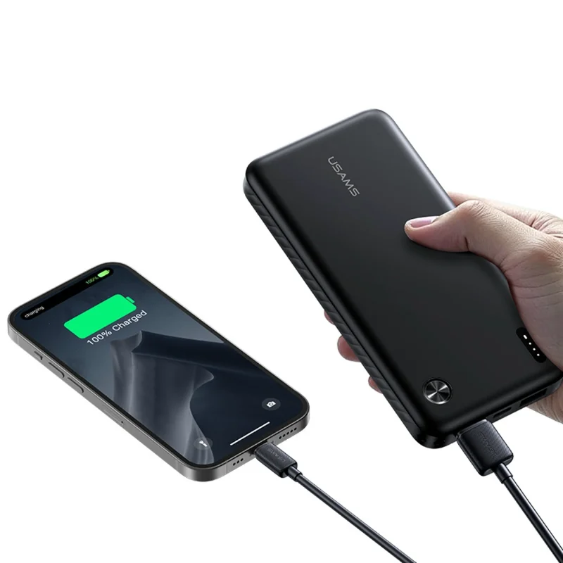Внешний аккумулятор USAMS CD253 PB83 2U+1C 3 Ports Power Bank 10000mAh (10KCD25301) 5