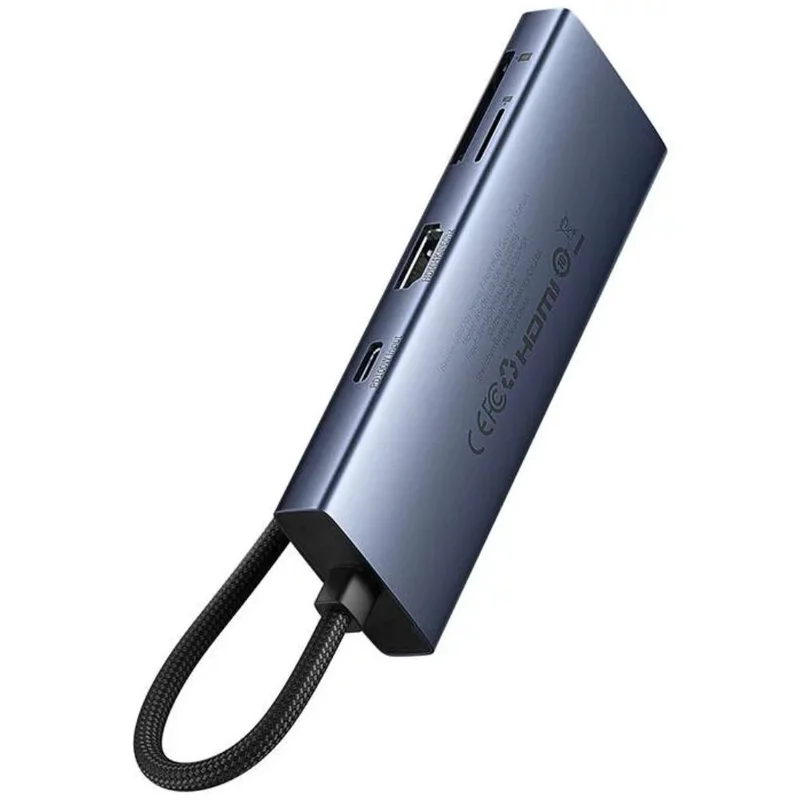 Мультипортовый адаптер Baseus UltraJoy Series 7-Port, Grey (B00052803811-00) 2