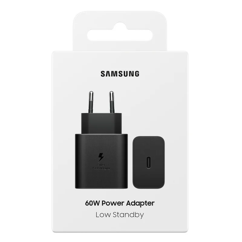 Адаптер питания Samsung, 1*Type-C 60Вт (PD 3.1), Черный (EP-T6010NBEGRU) 5