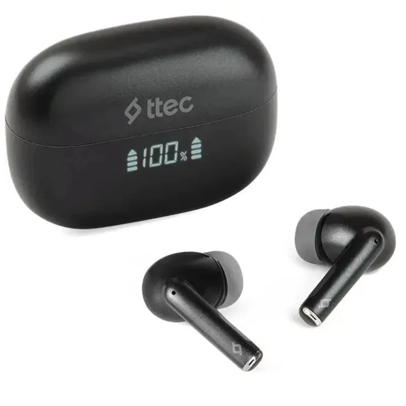 Наушники Вставные TTEC AirBeat Pro ANC LCD Black (2KM159S) 5
