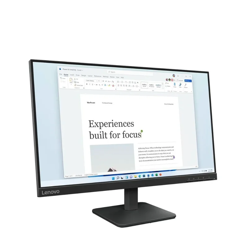Монитор 23,8" Lenovo L24 68C2KAC1EU 1920x1080 16:9 IPS 100ГЦ (HDMI+VGA) Black