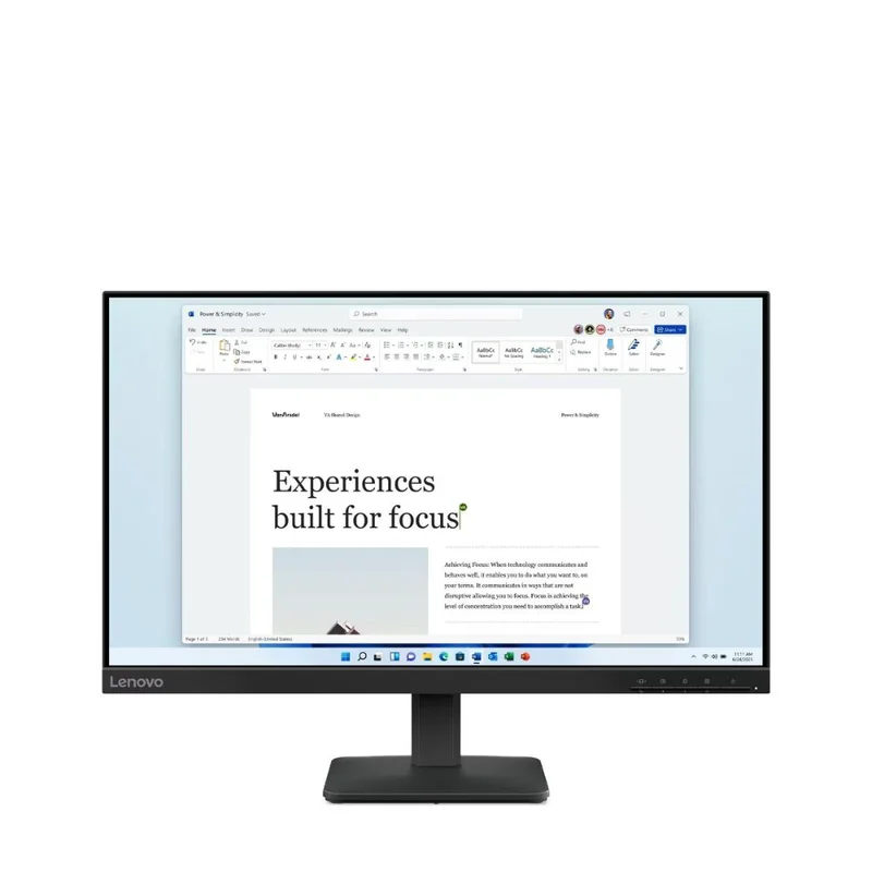 Монитор 23,8" Lenovo L24 68C2KAC1EU 1920x1080 16:9 IPS 100ГЦ (HDMI+VGA) Black 3