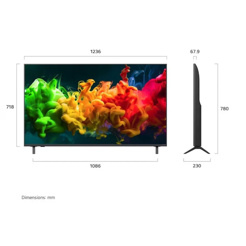 Телевизор LG 55" 55QNED80B6B QNED UHD Smart Black 2