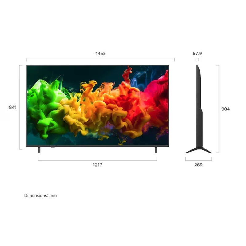 Телевизор LG 65" 65QNED80B6B QNED UHD Smart Black 2