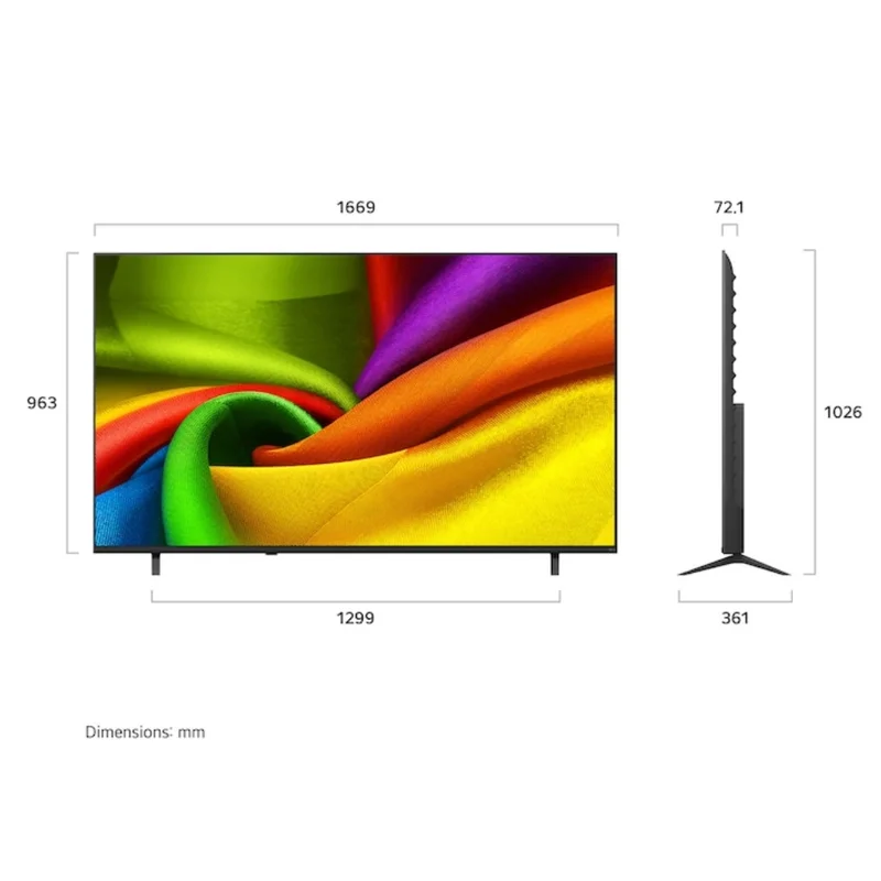Телевизор LG 75" 75NU900B6LA LED UHD Smart Black 7