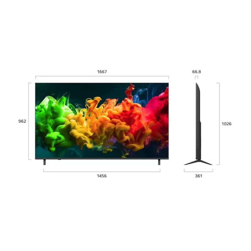Телевизор LG 75" 75QNED80B6A QNED UHD Smart Black 2