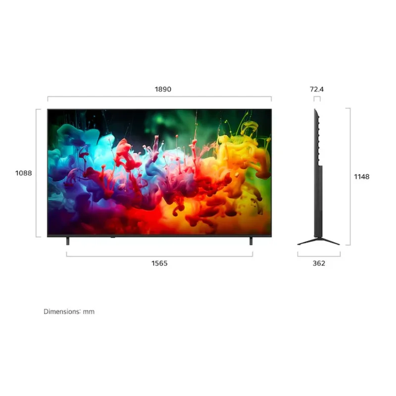Телевизор LG 85" 85QNED70B6A QNED UHD Smart Black 2